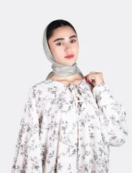مانتو ساحلی نخی زنانه طرح‌دار