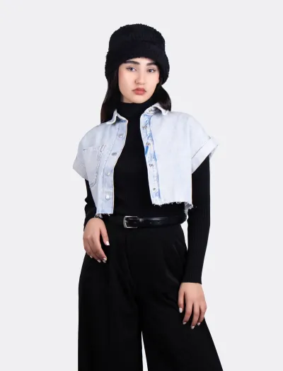 کراپ جین زنانه