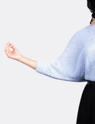 سویتر زنانه کیمانو آبی
