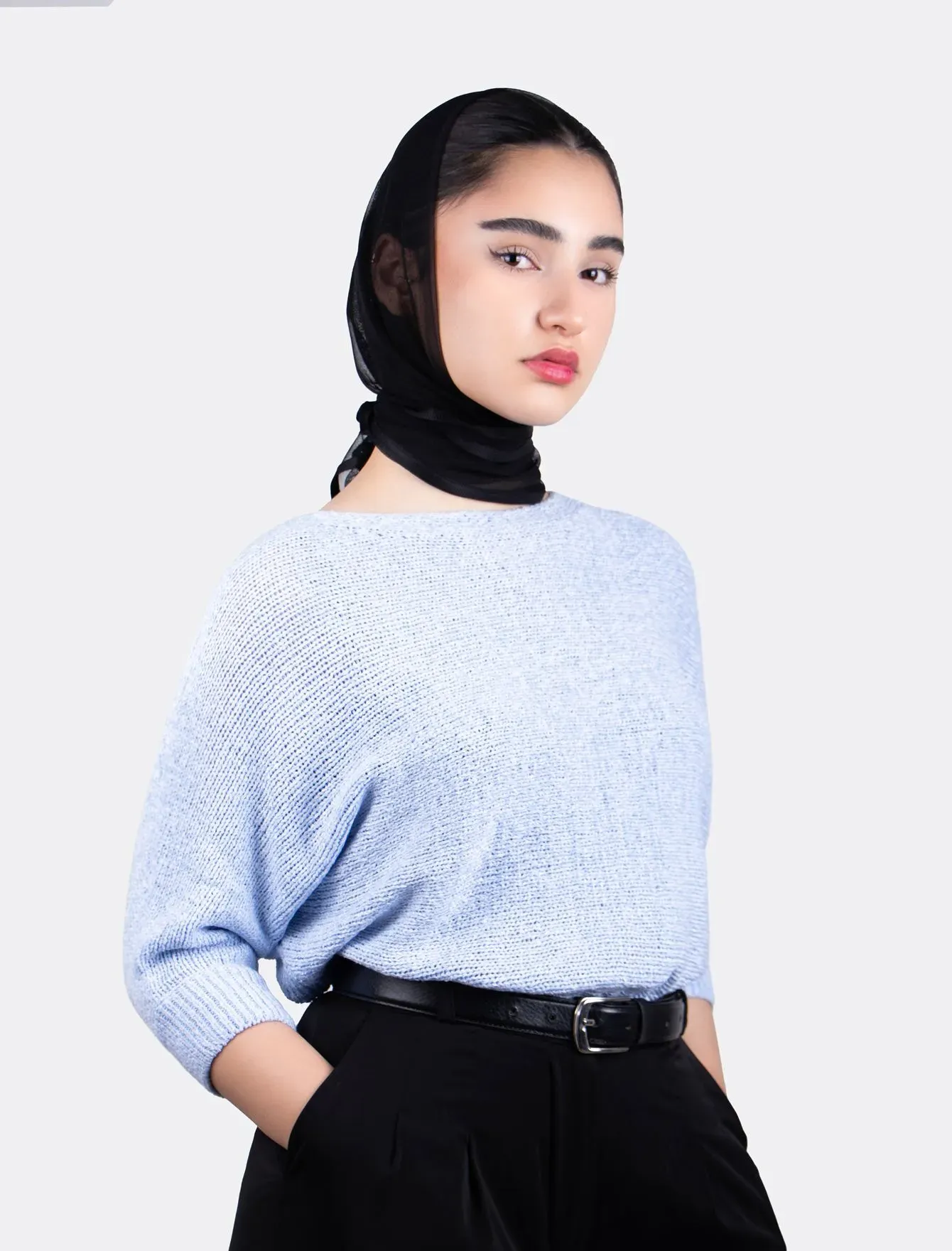 سویتر زنانه کیمانو آبی