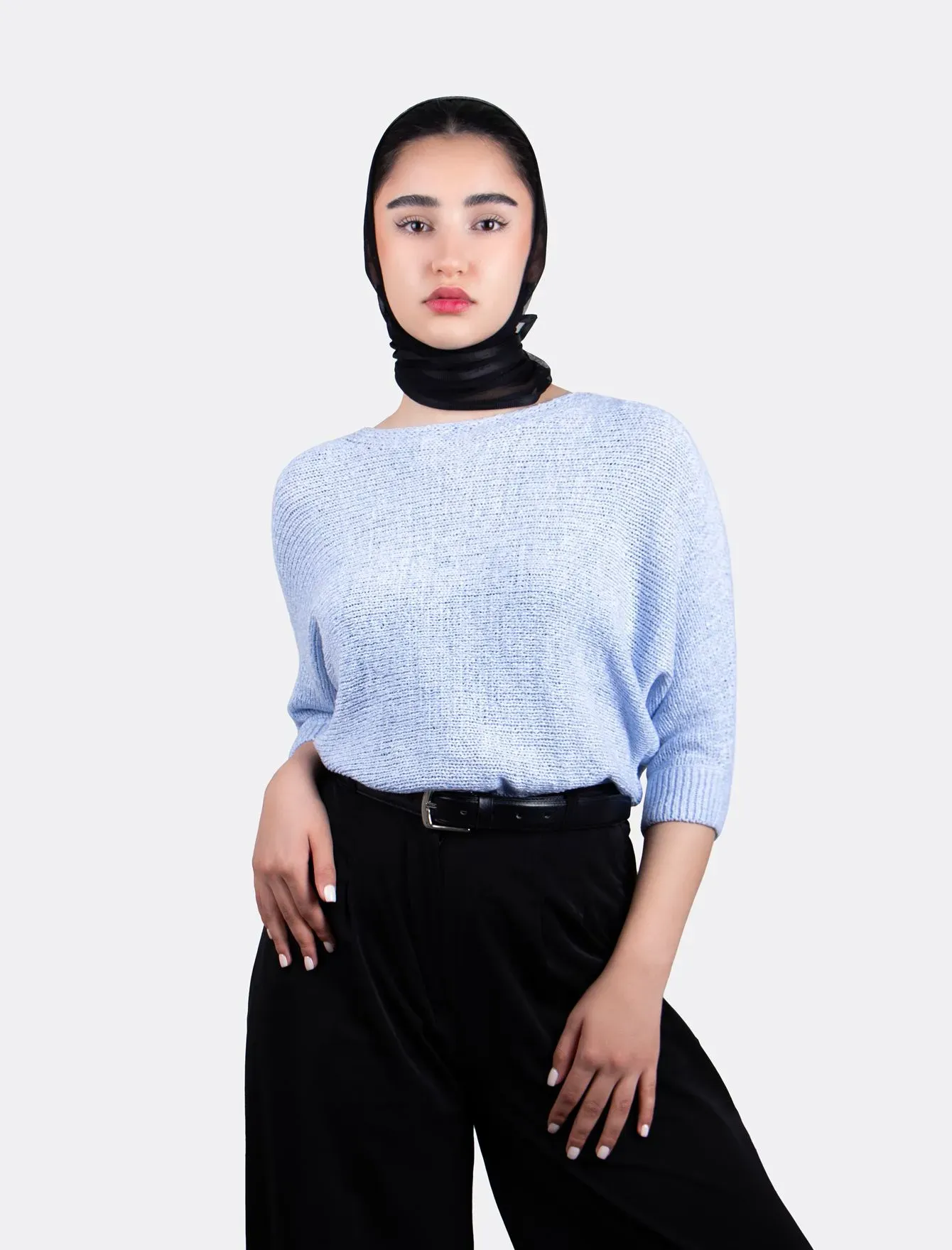 سویتر زنانه کیمانو آبی