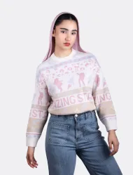 پلیور زنانه رنگ فانتزی