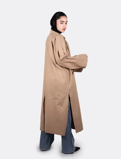 ترنج کت قهوه ای زنانه