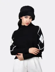 کراپ بافت زنانه طرح لوزی