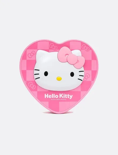 جعبه موزیکال قلبی Hello kitty