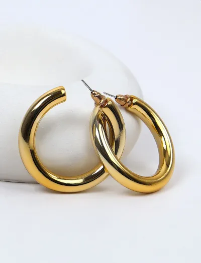 گوشواره زنانه حلقه‌ای مینیمال