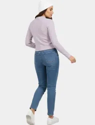 کراپ زنانه آستین بلند تریکو