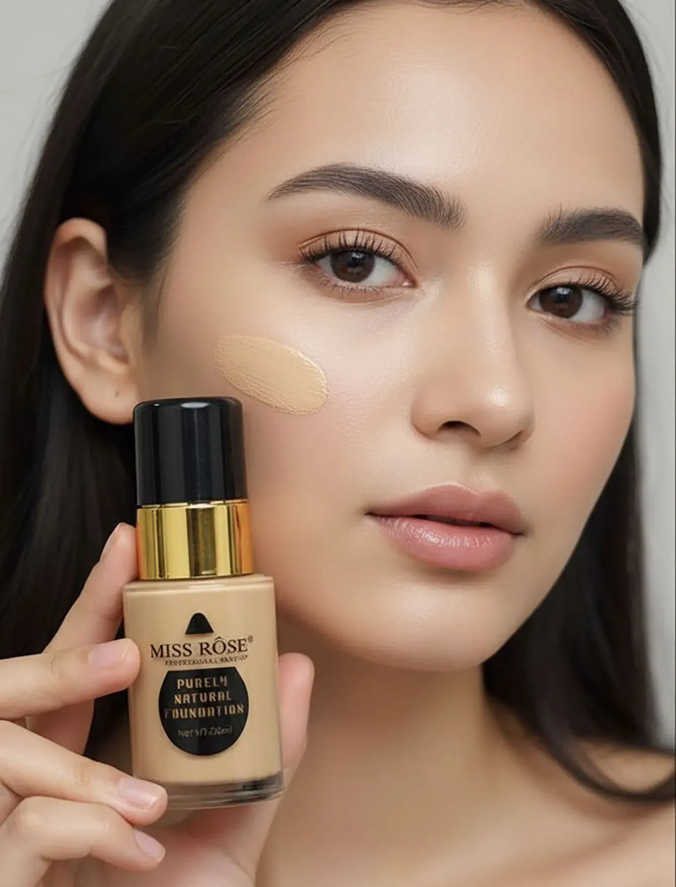 کرم پودر Miss Rose Purely Natural لوفی