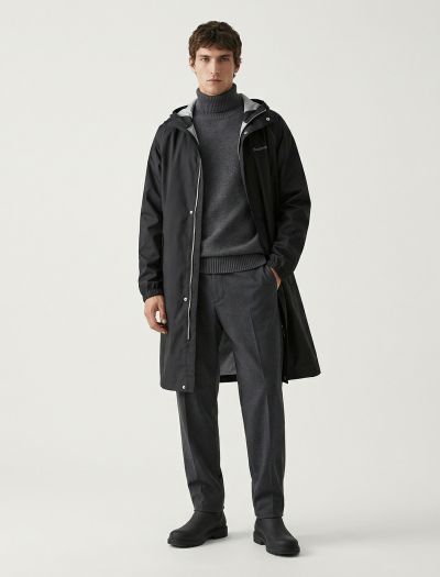 کاپشن بلند بارانی N936