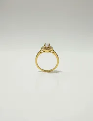 انگشتر نگین اوال زنانه
