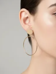 گوشواره حلقه ای مینیمال زنانه