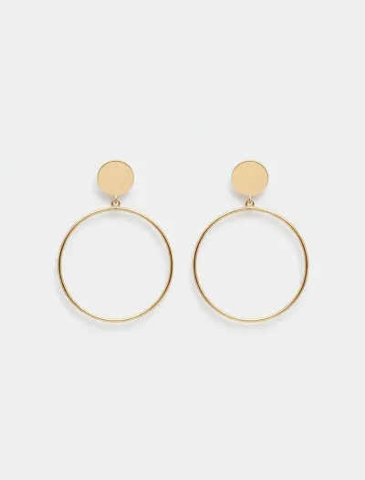 گوشواره حلقه ای مینیمال زنانه