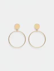گوشواره حلقه ای مینیمال زنانه