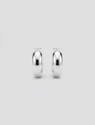 گوشواره حلقه ای براق زنانه