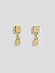 گوشواره مکعبی Louis Vuitton