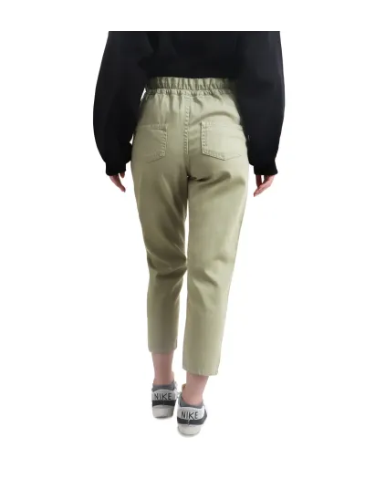 شلوار کتان مام فیت