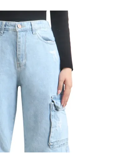 شلو%product-name%ار جین کارگو زنانه