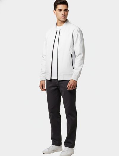 کاپشن بامبر ساده مردانه